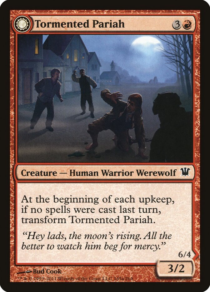 Tormented Pariah // Rampaging Werewolf front