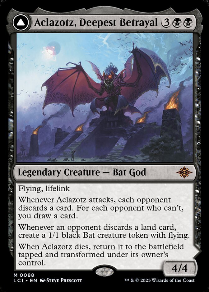 Aclazotz, Deepest Betrayal // Temple of the Dead front