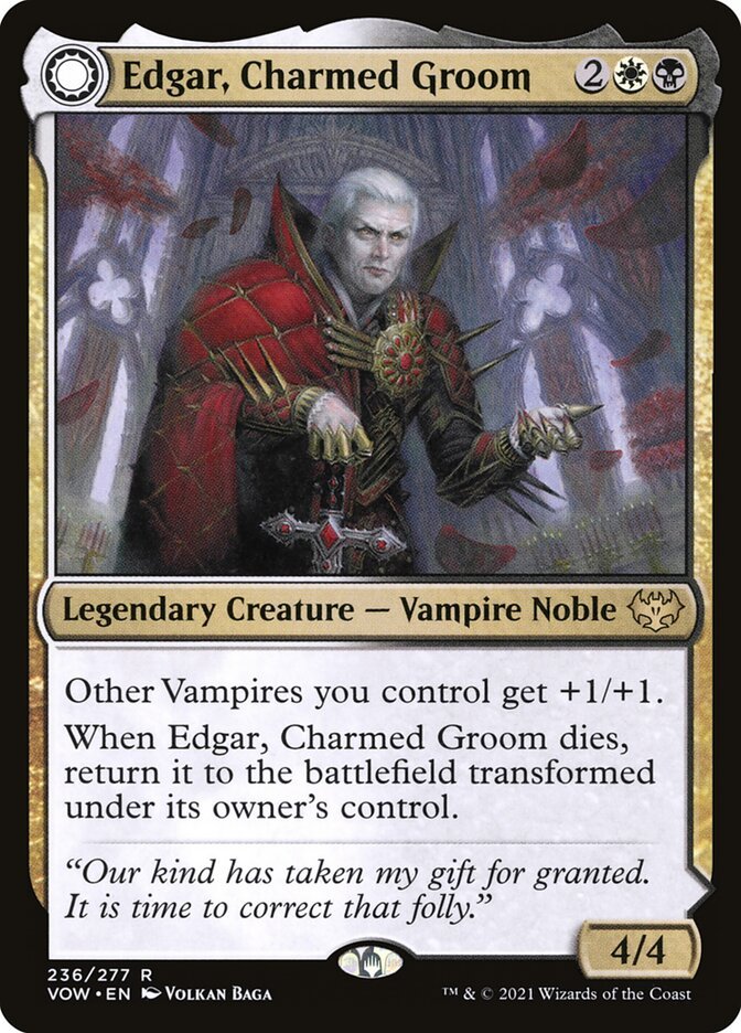 Edgar, Charmed Groom // Edgar Markov's Coffin front