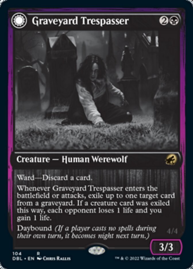 Graveyard Trespasser // Graveyard Glutton front