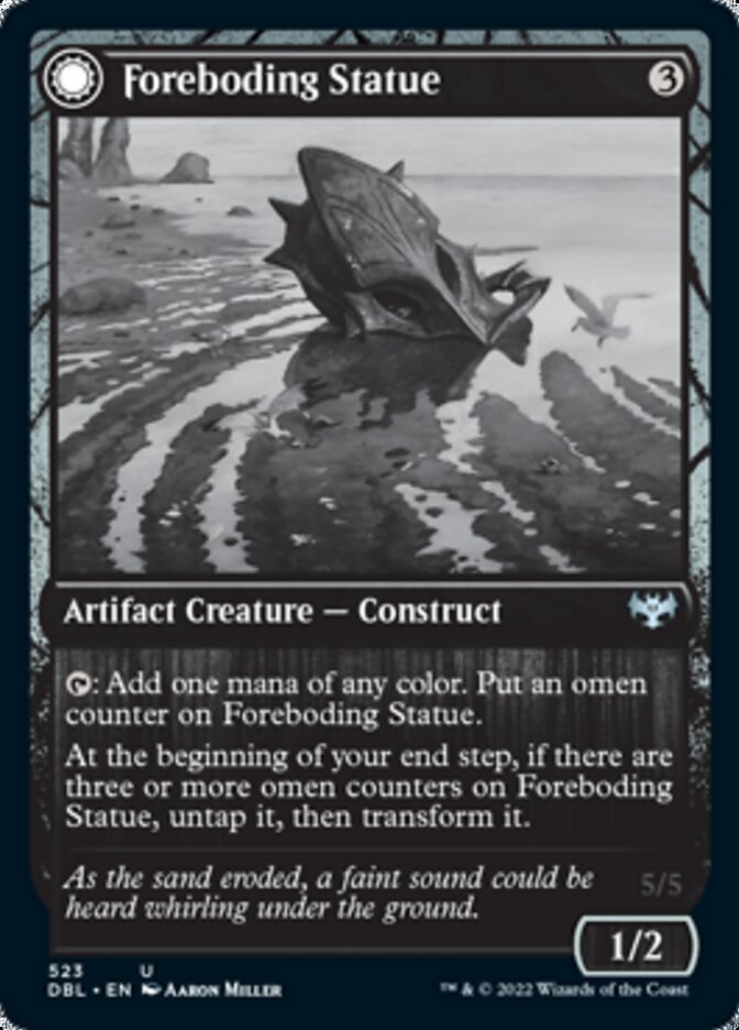 Foreboding Statue // Forsaken Thresher front