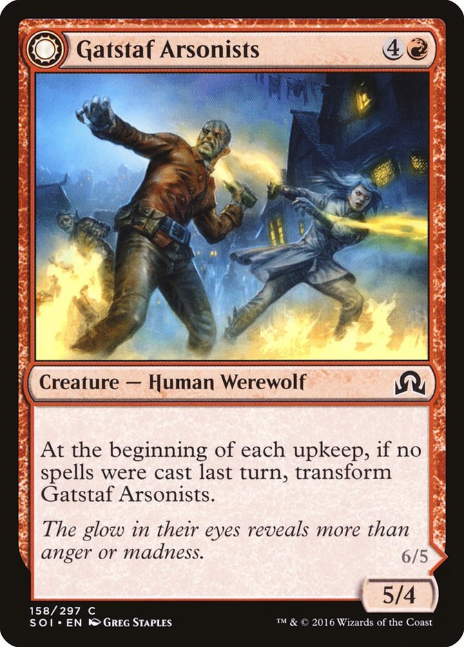 Gatstaf Arsonists // Gatstaf Ravagers front