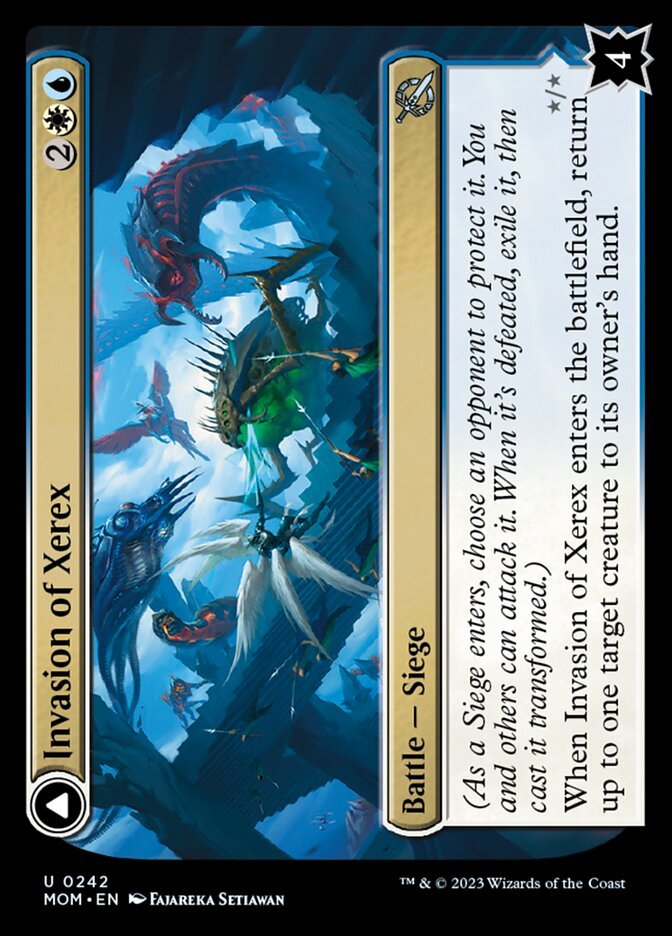 Invasion of Xerex // Vertex Paladin front
