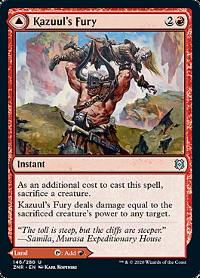 Kazuul's Fury // Kazuul's Cliffs front