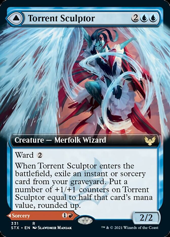 Torrent Sculptor // Flamethrower Sonata (Extended Art) front