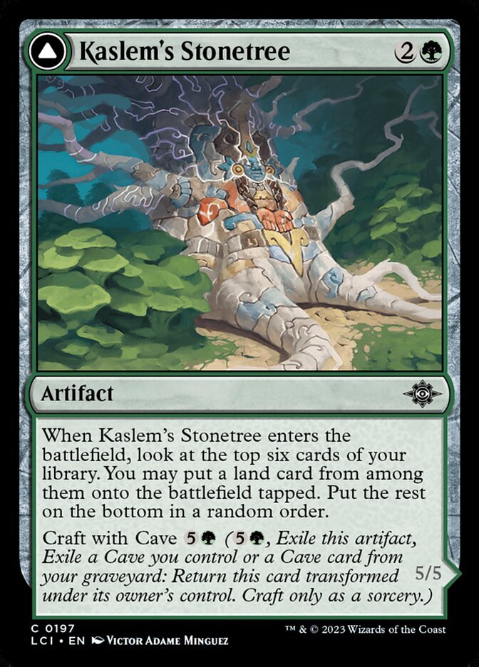 Kaslem's Stonetree // Kaslem's Strider front