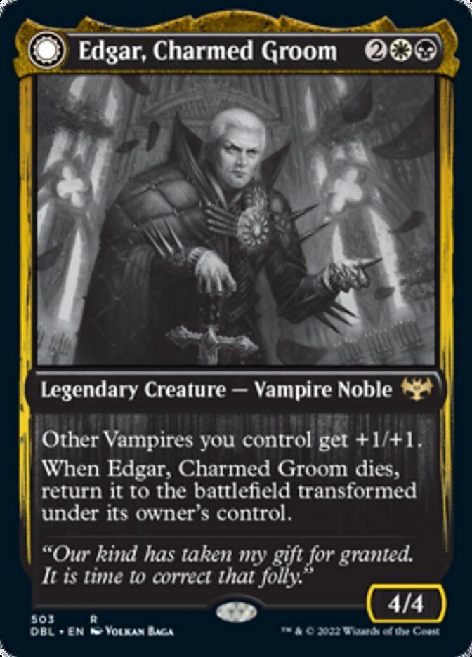 Edgar, Charmed Groom // Edgar Markov's Coffin front