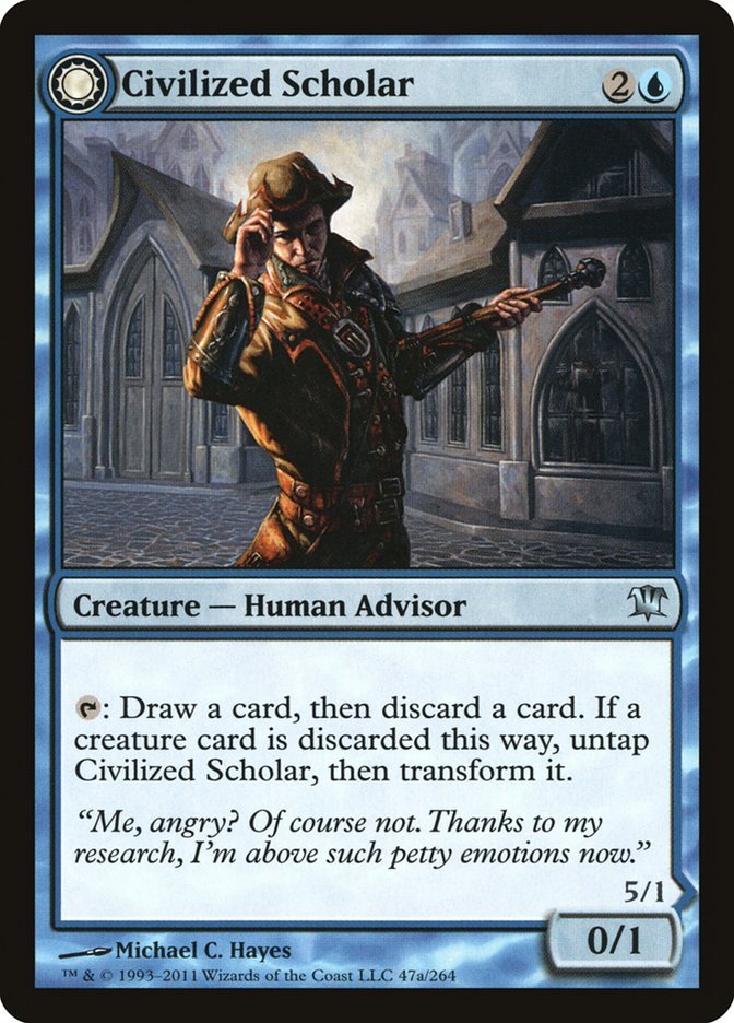 Civilized Scholar // Homicidal Brute front