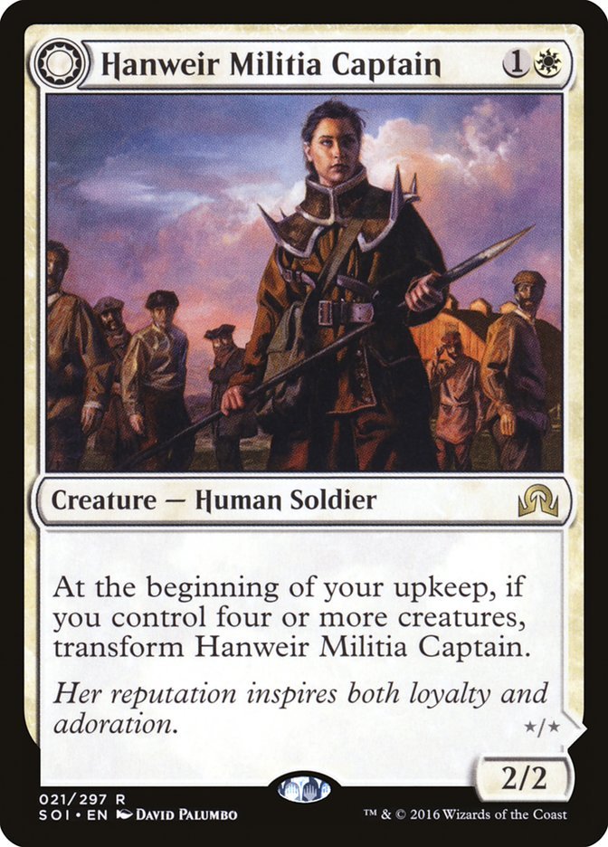Hanweir Militia Captain // Westvale Cult Leader front