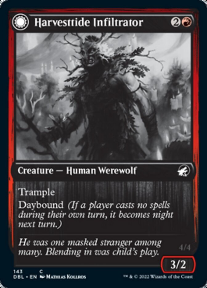 Harvesttide Infiltrator // Harvesttide Assailant front