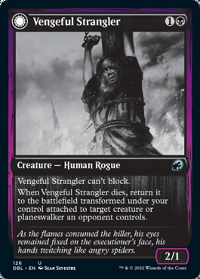 Vengeful Strangler // Strangling Grasp front