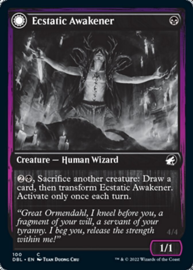 Ecstatic Awakener // Awoken Demon front
