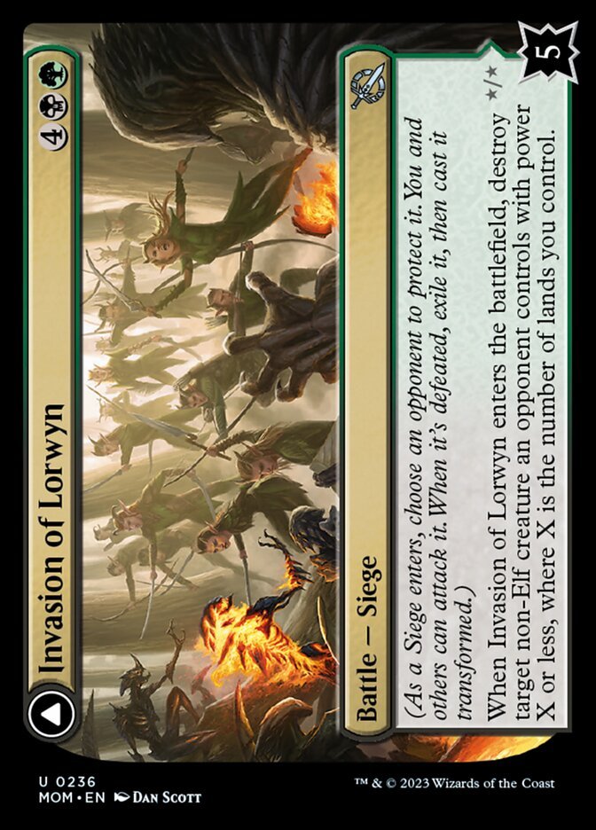 Invasion of Lorwyn // Winnowing Forces front