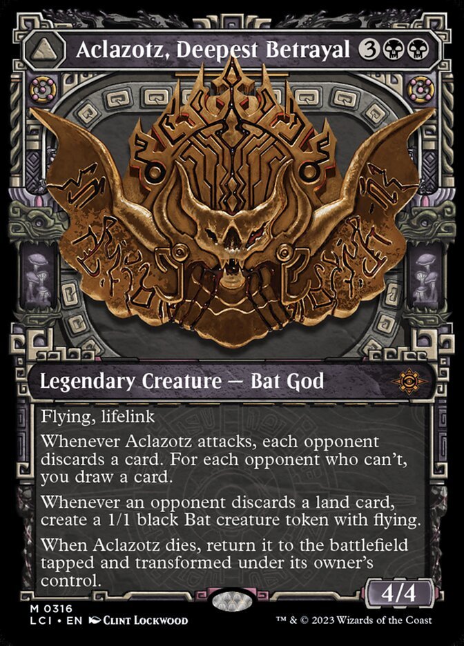 Aclazotz, Deepest Betrayal // Temple of the Dead (Showcase) front
