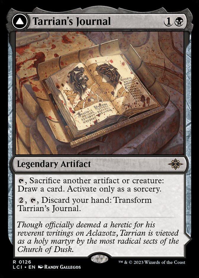 Tarrian's Journal // The Tomb of Aclazotz front