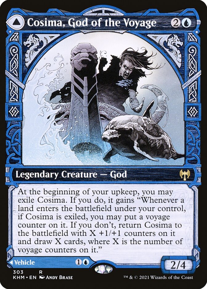 Cosima, God of the Voyage // The Omenkeel (Showcase) front