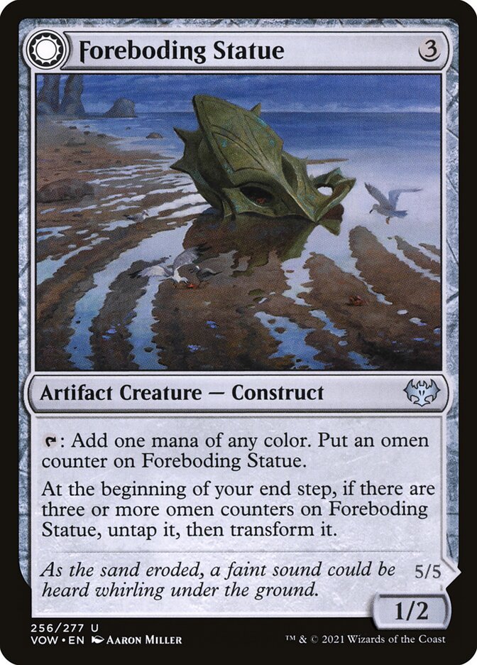 Foreboding Statue // Forsaken Thresher front