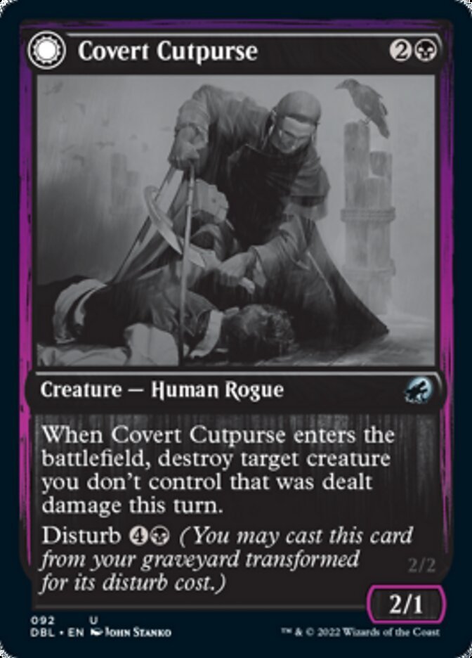 Covert Cutpurse // Covetous Geist front