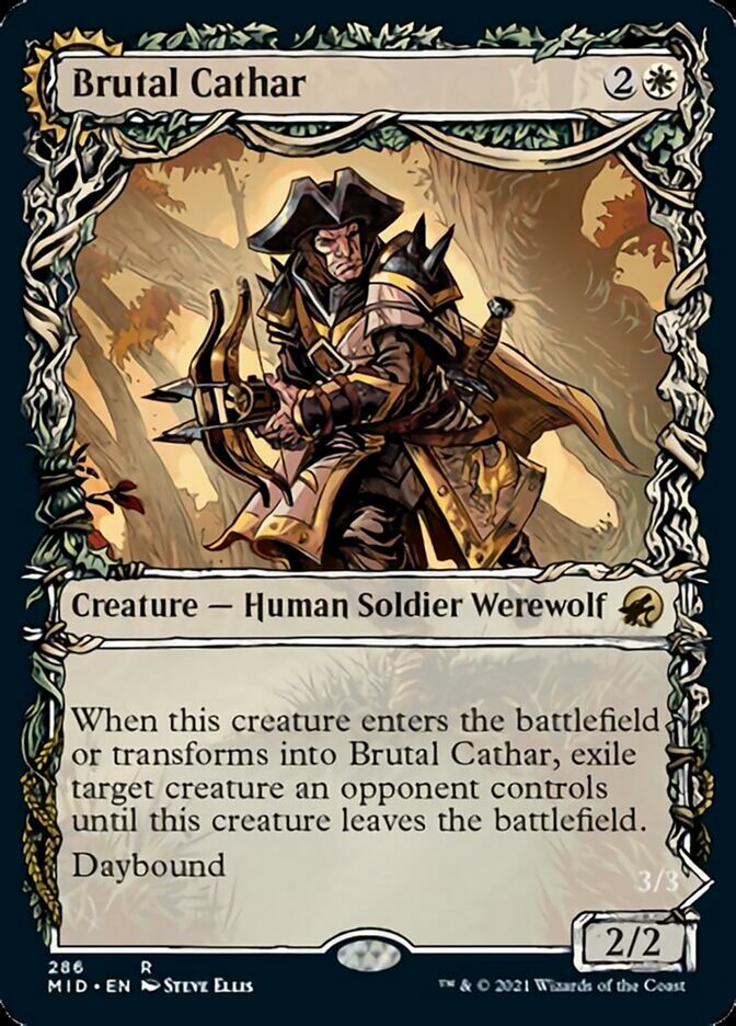 Brutal Cathar // Moonrage Brute (Showcase) front