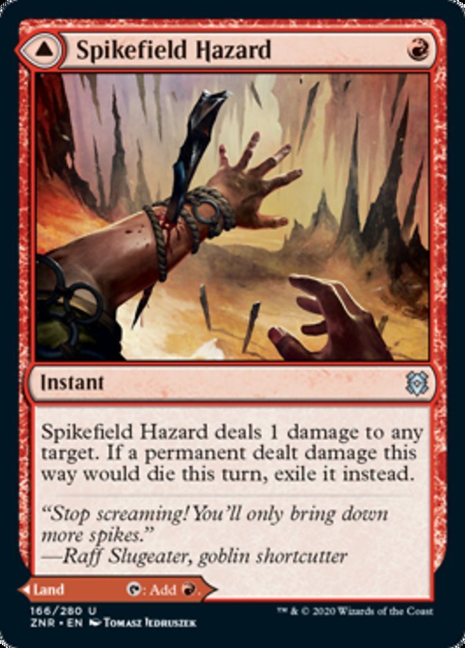 Spikefield Hazard // Spikefield Cave front