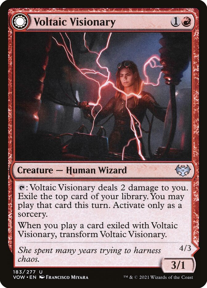 Voltaic Visionary // Volt-Charged Berserker front
