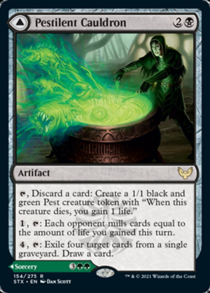 Pestilent Cauldron // Restorative Burst front