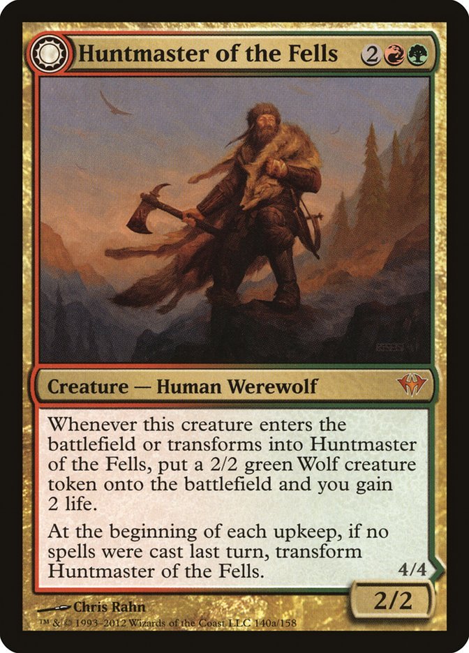 Huntmaster of the Fells // Ravager of the Fells front