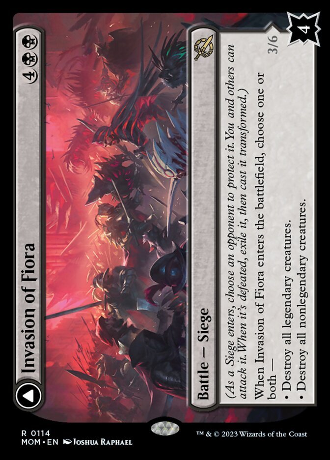 Invasion of Fiora // Marchesa, Resolute Monarch front