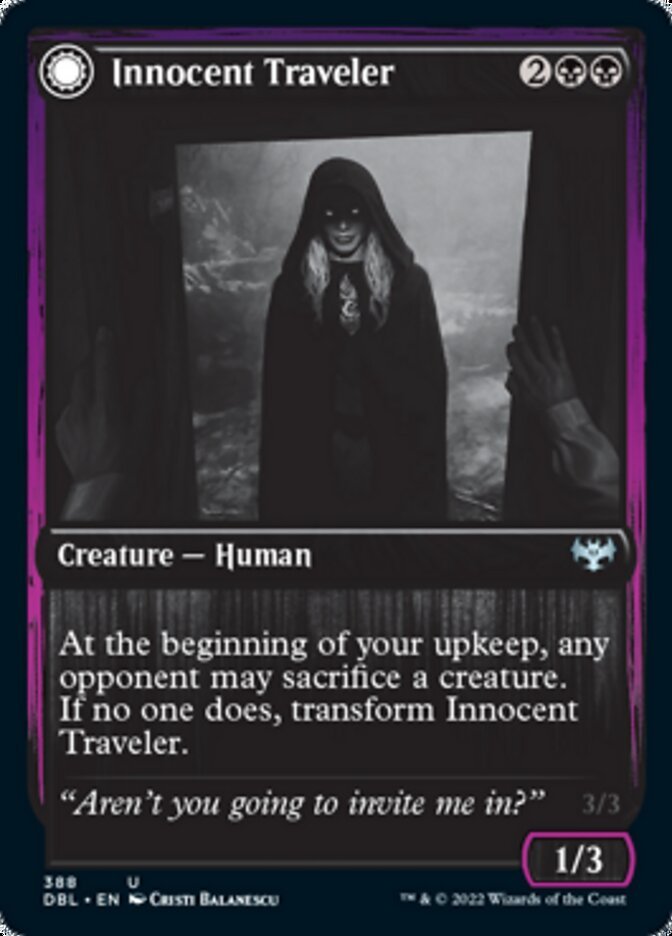 Innocent Traveler // Malicious Invader front