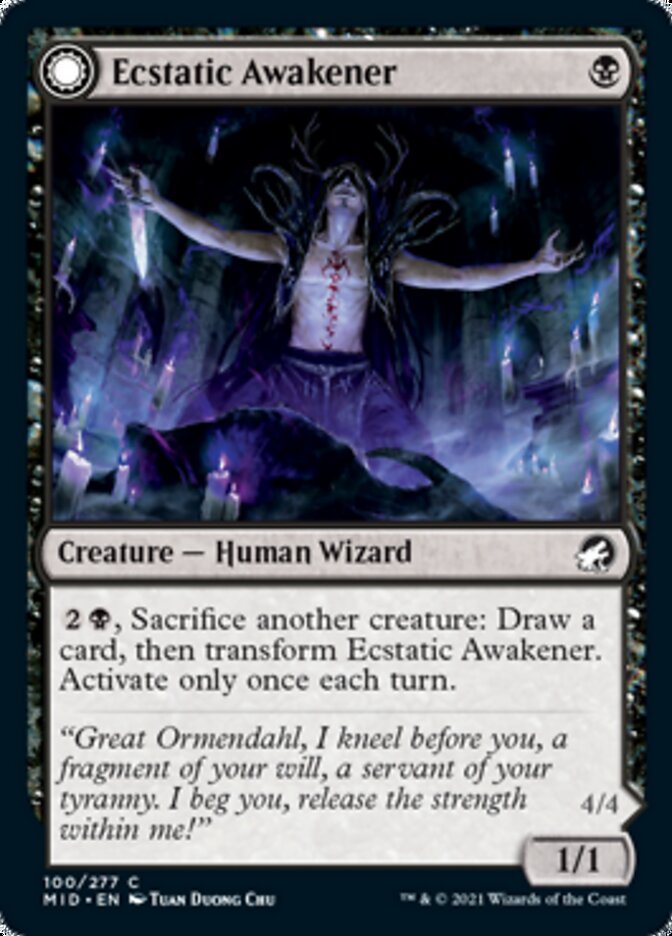 Ecstatic Awakener // Awoken Demon front