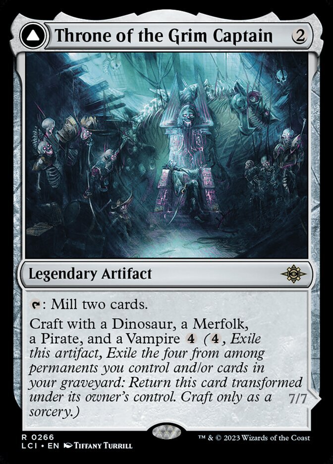 Throne of the Grim Captain // The Grim Captain front