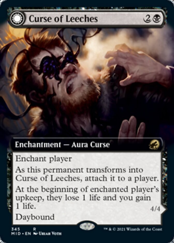 Curse of Leeches // Leeching Lurker (Extended Art) front