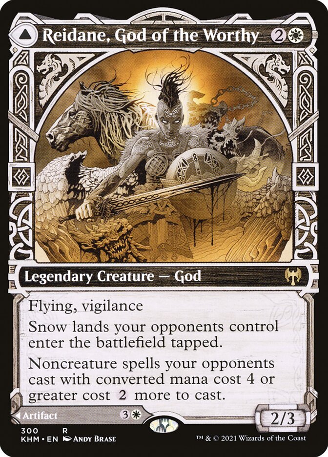 Reidane, God of the Worthy // Valkmira, Protector's Shield (Showcase) front