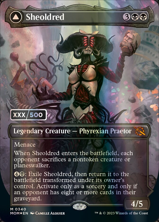 Sheoldred // The True Scriptures (Serialized) front