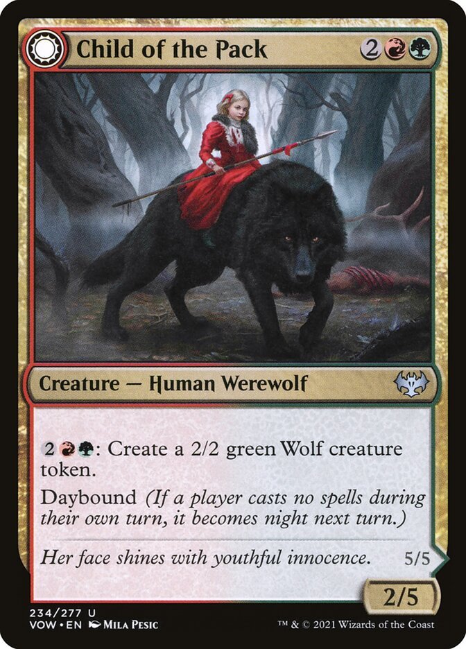 Child of the Pack // Savage Packmate front