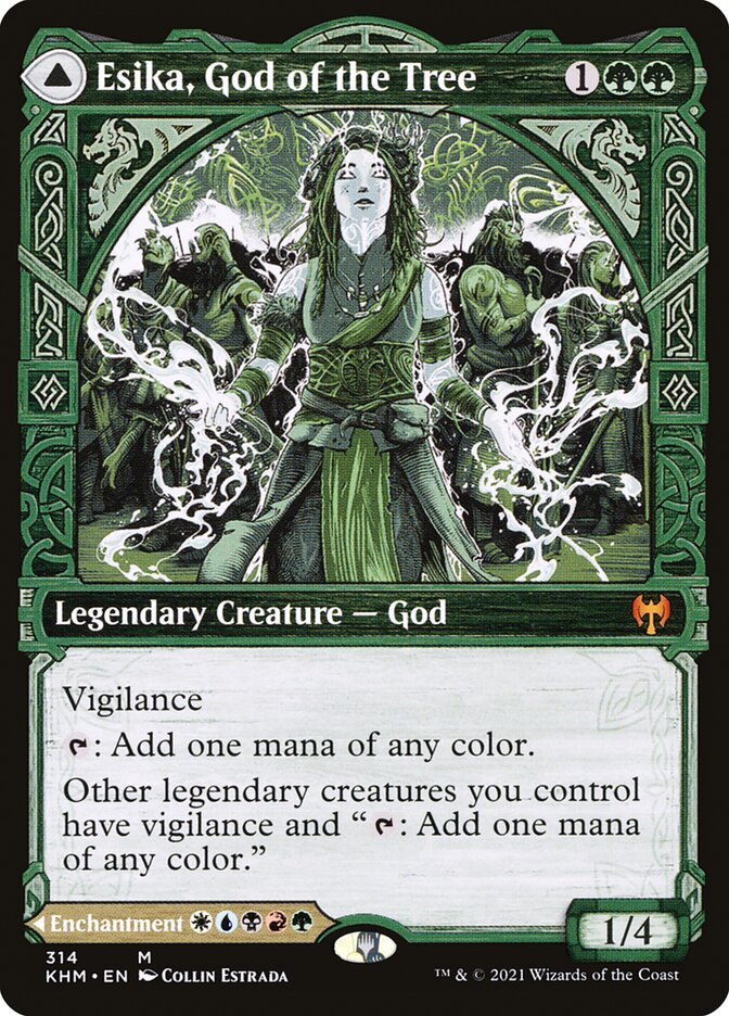 Esika, God of the Tree // The Prismatic Bridge (Showcase) front