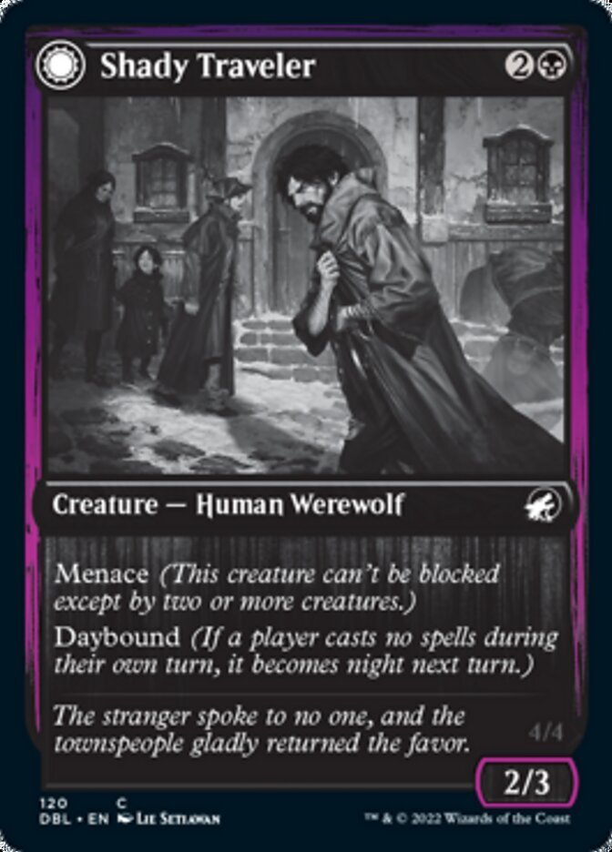 Shady Traveler // Stalking Predator front