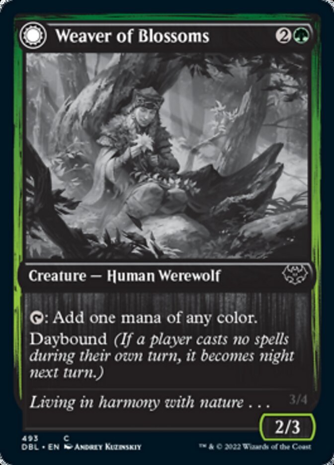 Weaver of Blossoms // Blossom-Clad Werewolf front