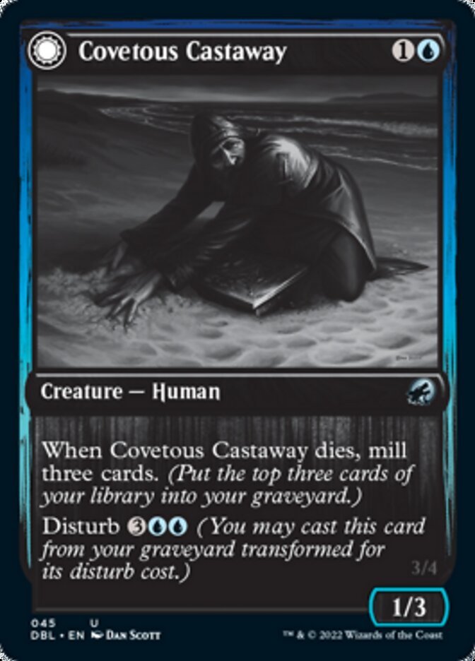 Covetous Castaway // Ghostly Castigator front