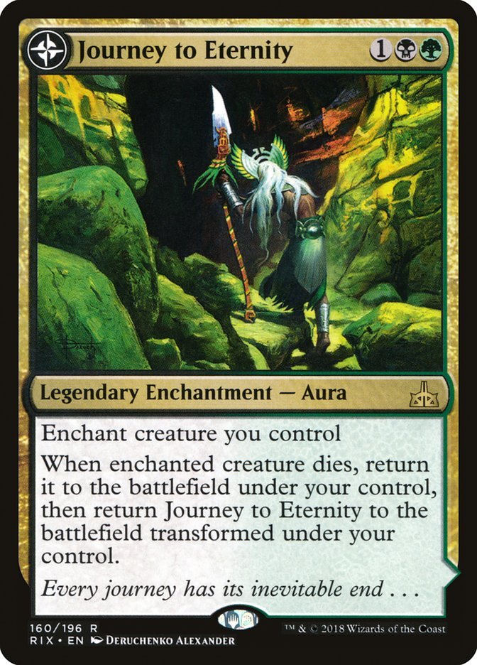 Journey to Eternity // Atzal, Cave of Eternity front