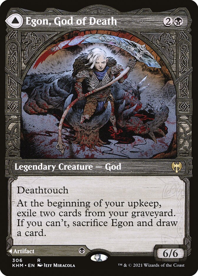 Egon, God of Death // Throne of Death (Showcase) front