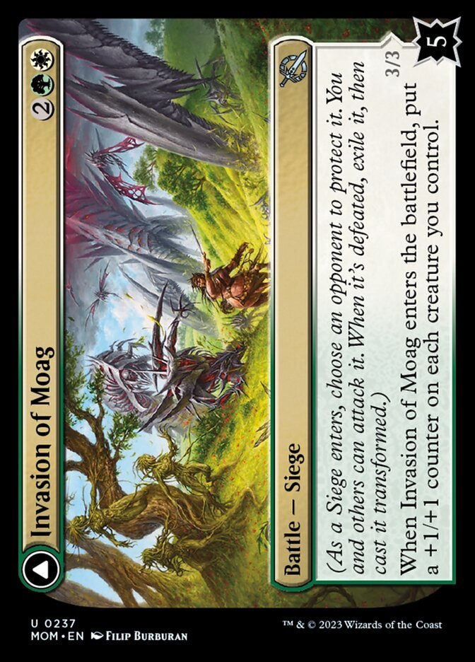 Invasion of Moag // Bloomwielder Dryads front