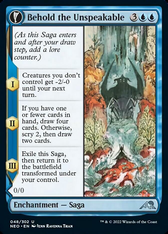 Behold the Unspeakable // Vision of the Unspeakable front