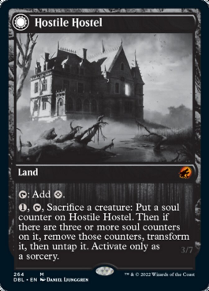 Hostile Hostel // Creeping Inn front