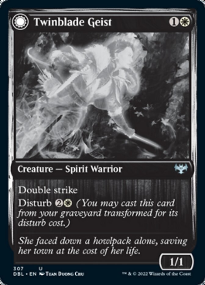 Twinblade Geist // Twinblade Invocation front
