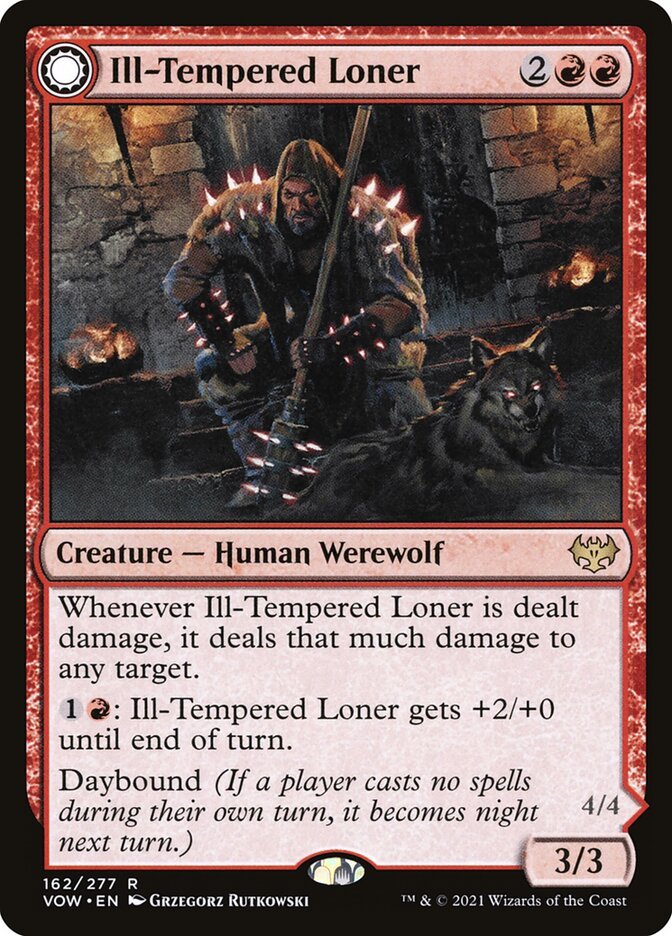 Ill-Tempered Loner // Howlpack Avenger front