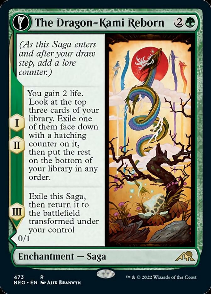 The Dragon-Kami Reborn // Dragon-Kami's Egg (Extended Art) front