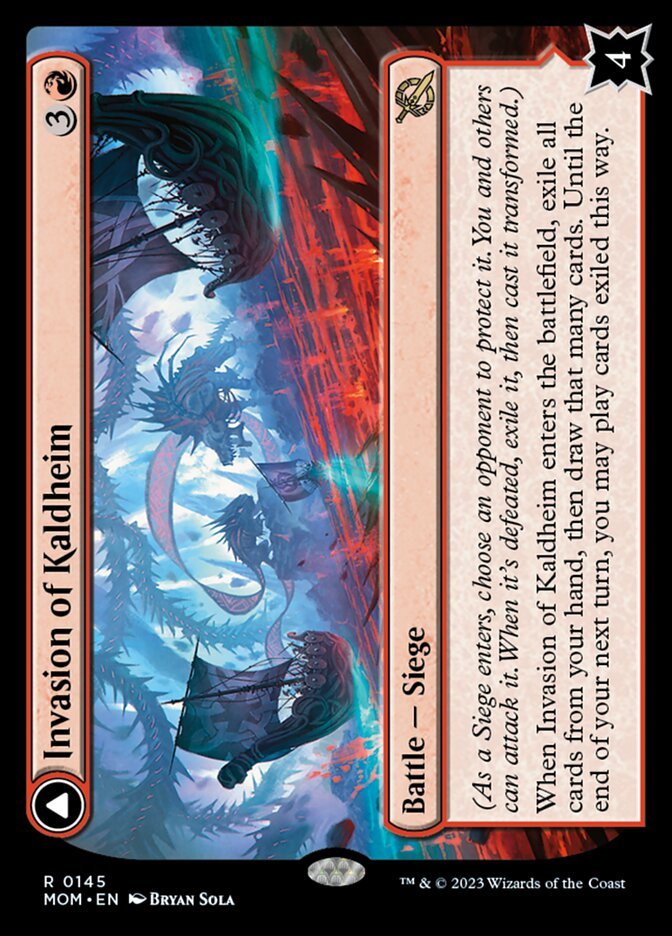 Invasion of Kaldheim // Pyre of the World Tree front