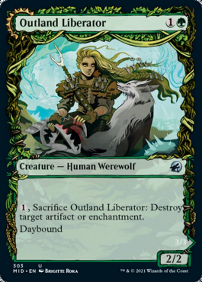 Outland Liberator // Frenzied Trapbreaker (Showcase) front