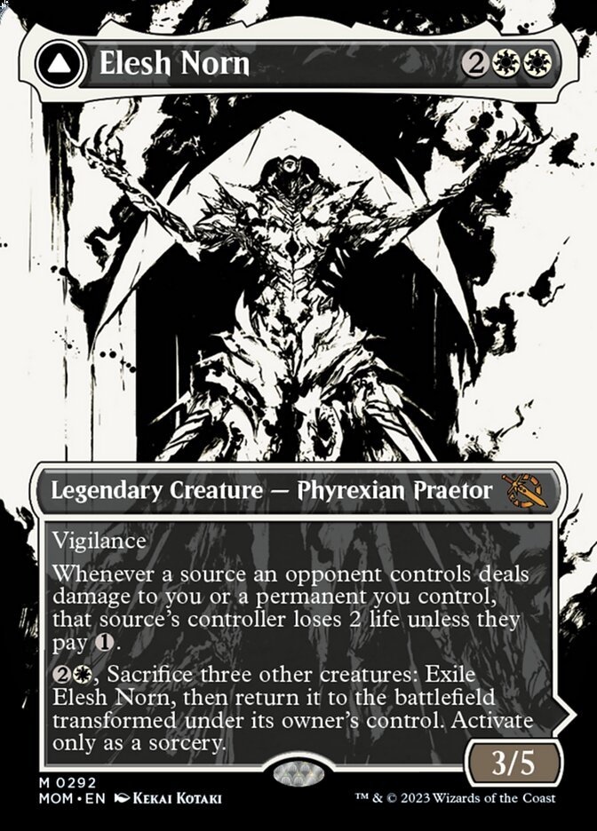 Elesh Norn // The Argent Etchings (Showcase) front